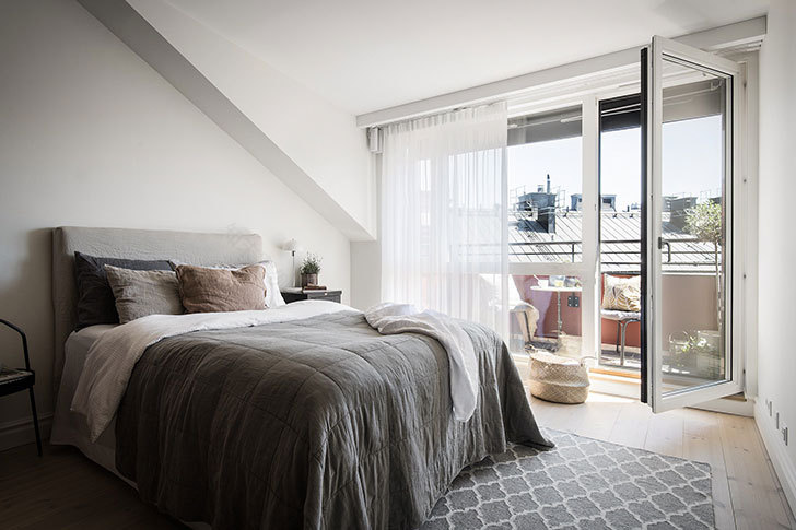 斯德哥尔摩顶层坡顶公寓,独特温馨的空间设计-20