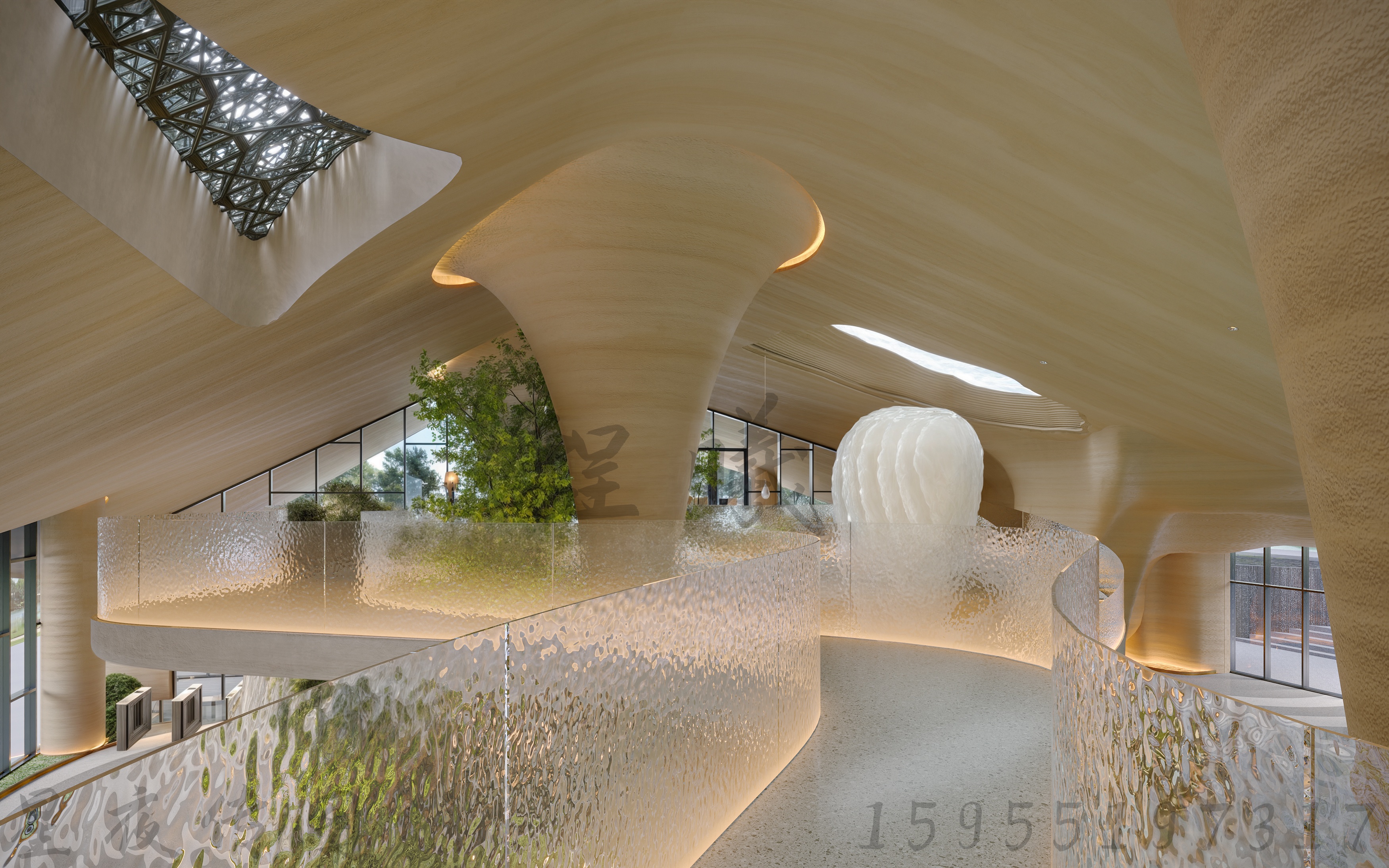 酒店异形接待大厅-9