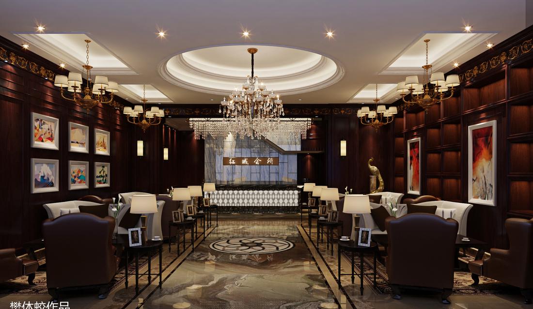 红城会所豪华设计 打造极致空间体验-10