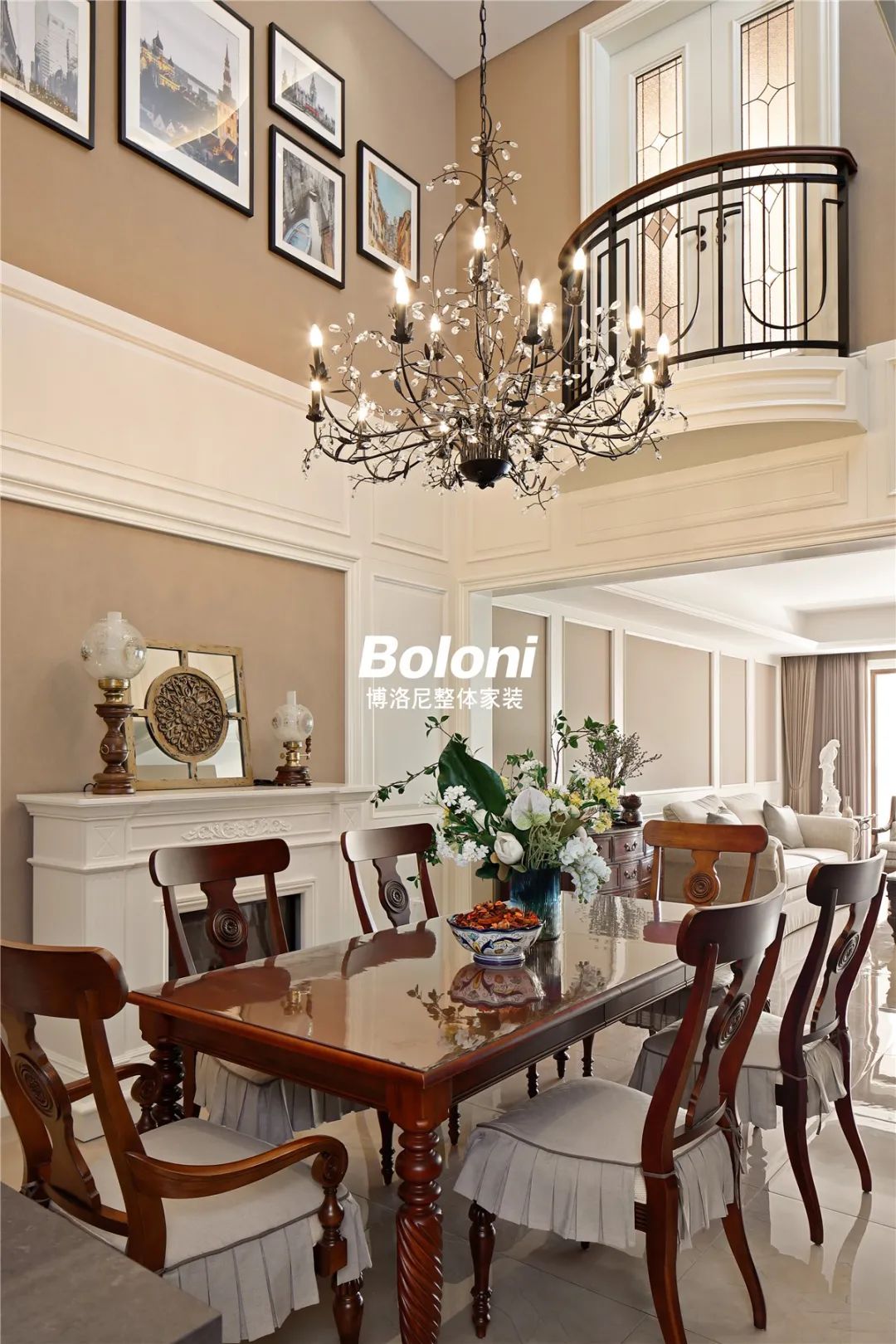 千章墅 300㎡简约美式,大空间设计展现生活美学-29