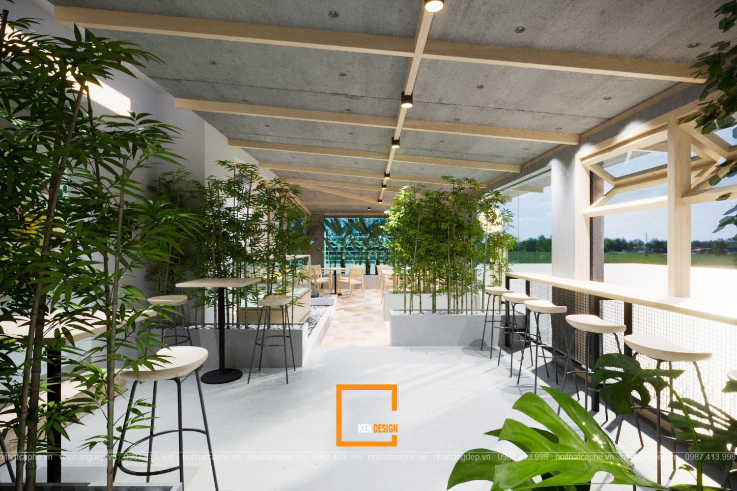 ANANDA Nghĩa Tân果汁饮品店设计丨越南河内丨Ken Design-20