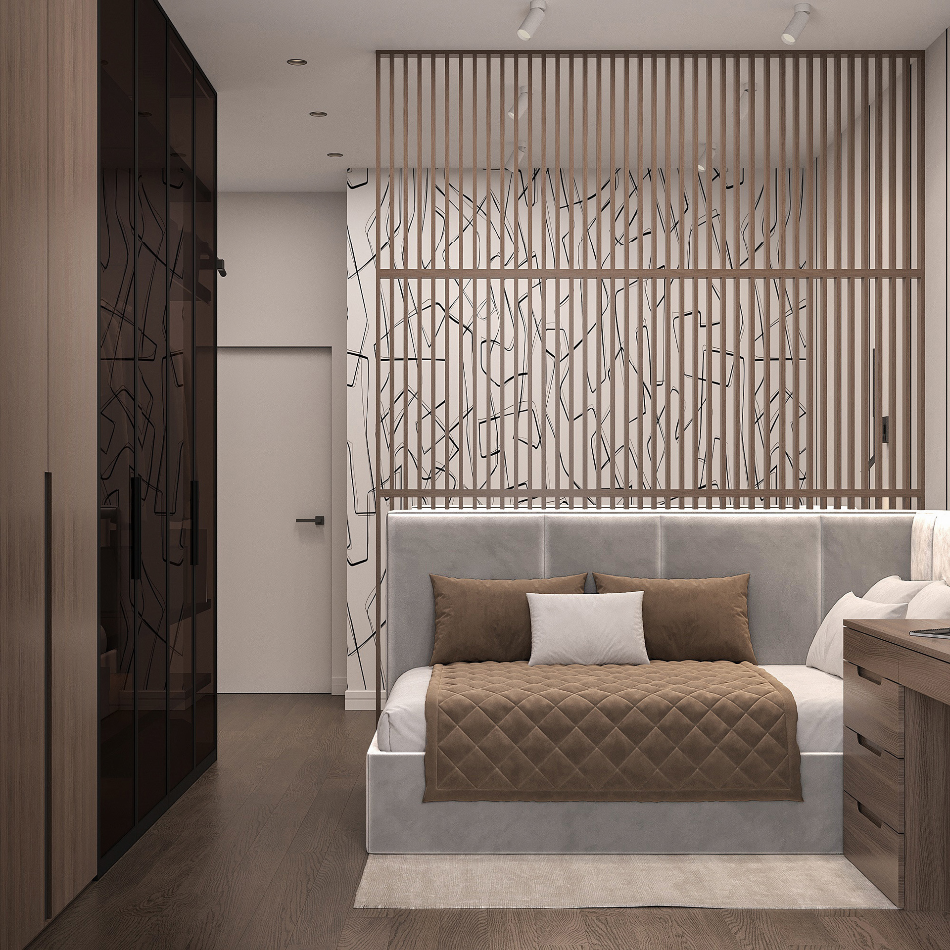 四口之家120平现代设计住宅-33