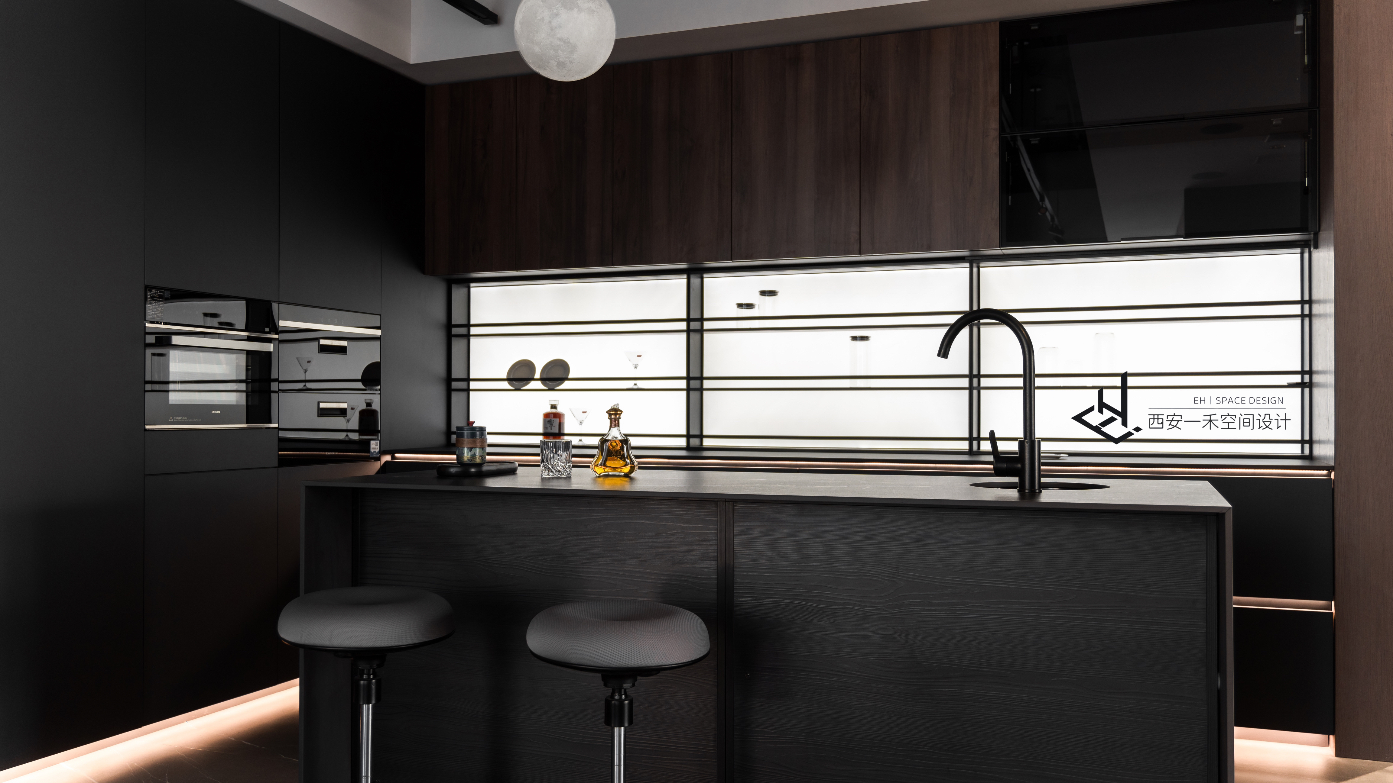 西安·大明宫西派国际定制展厅丨中国西安丨壹禾墨影空间设计-7