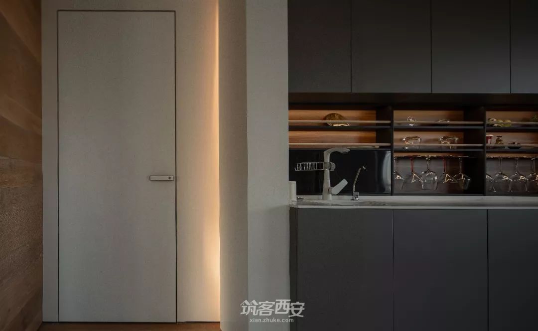 兰亭·望 | 李翔设计师的简约复式空间设计-60