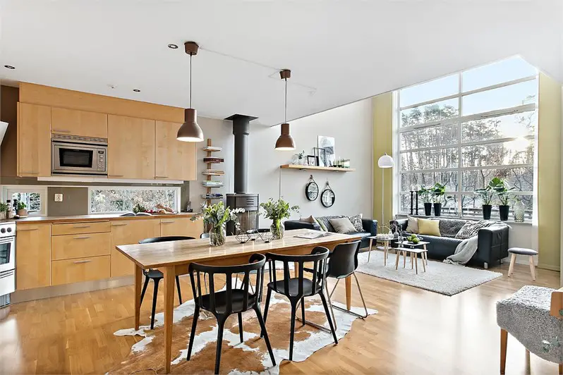 现代家居中的冬季树影 | 195 平米空间设计-3