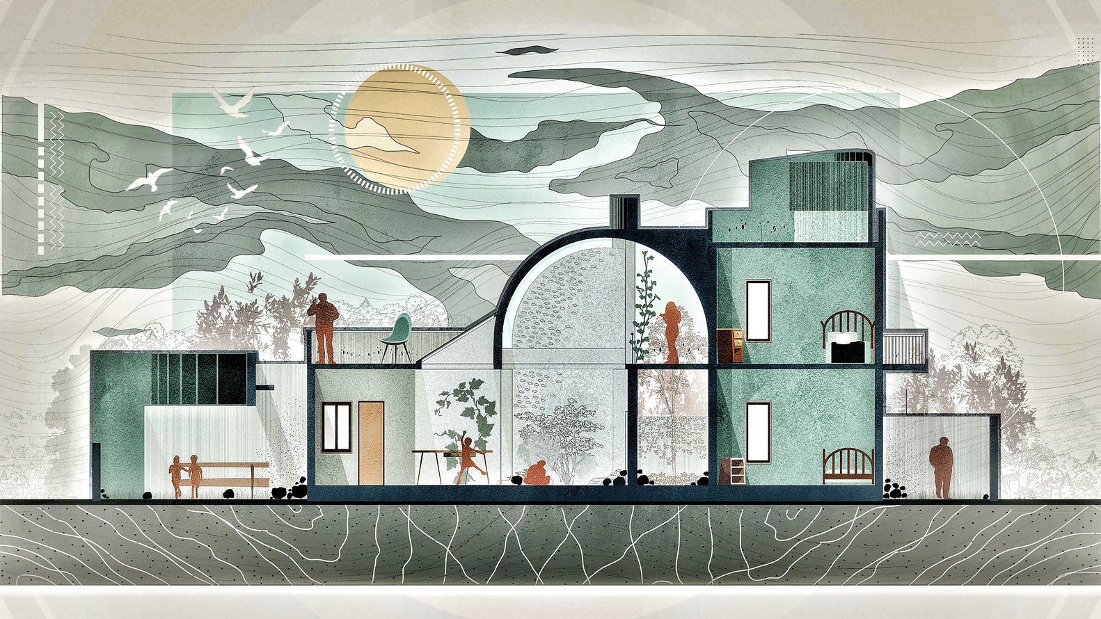 Rooted House · 回归自然的别墅设计丨印度金奈丨Triple O Studio-30