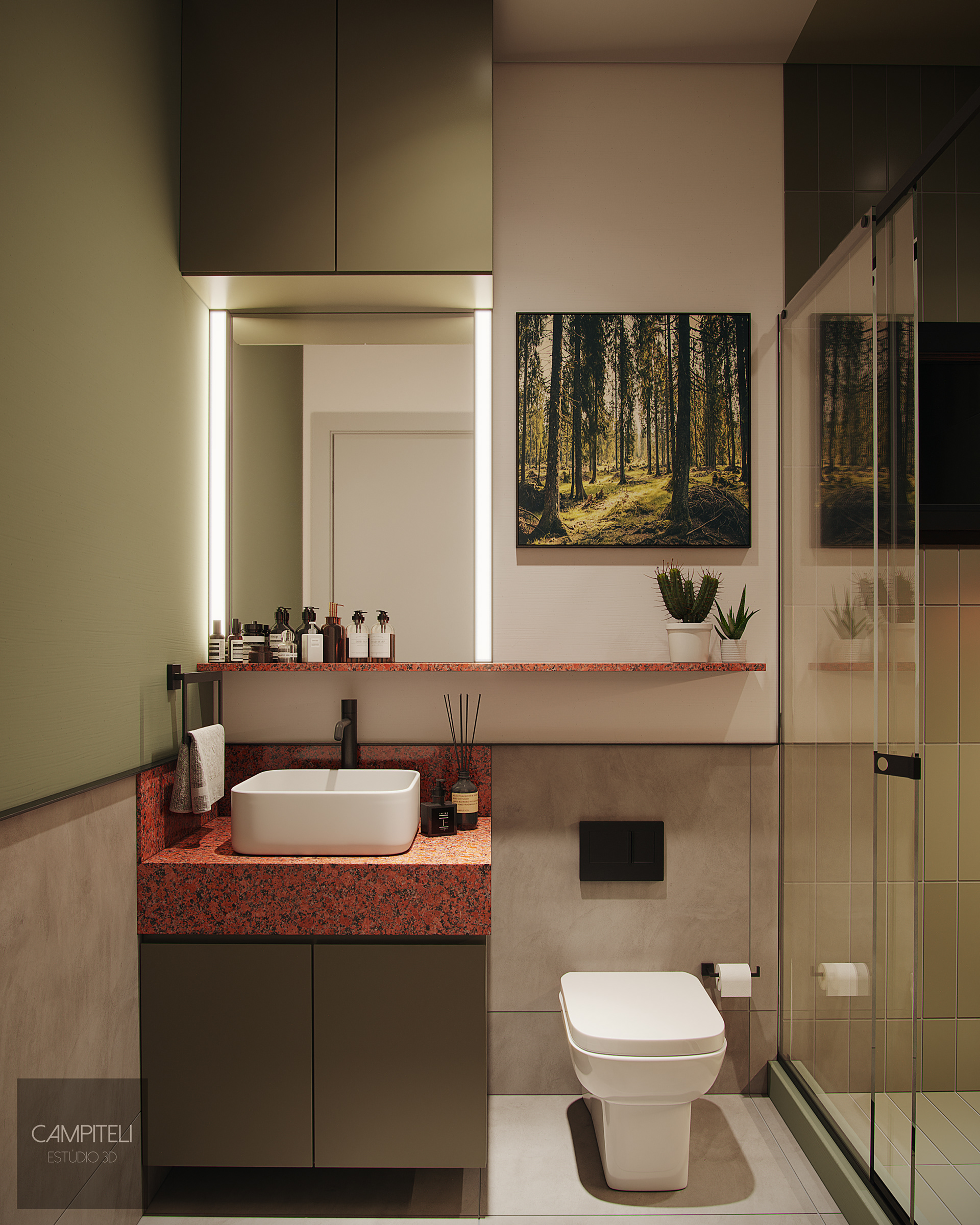 夸特罗之家丨Campiteli Estúdio 3D-21