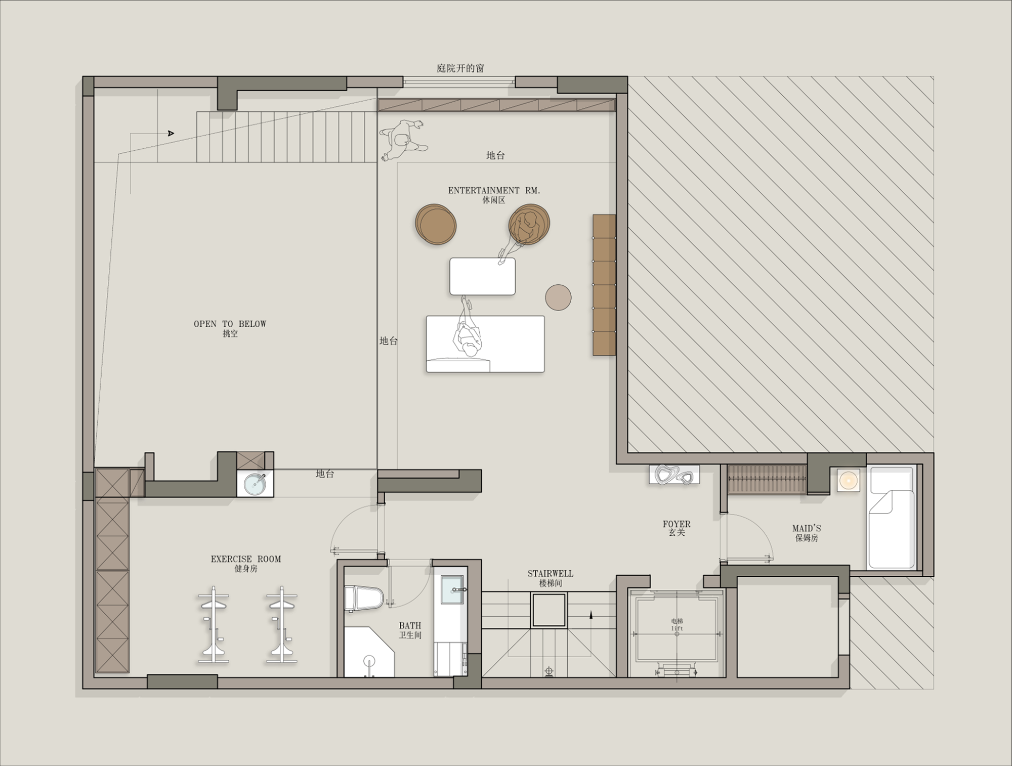 武汉450㎡静谧别墅,现代东方丨中国武汉丨卓元设计-69