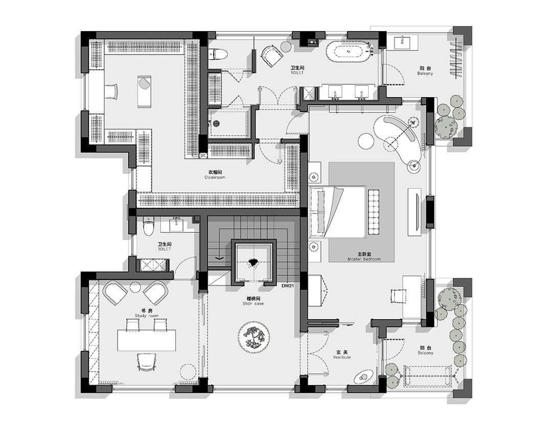 依山郡府丨中国杭州丨拾未设计-133