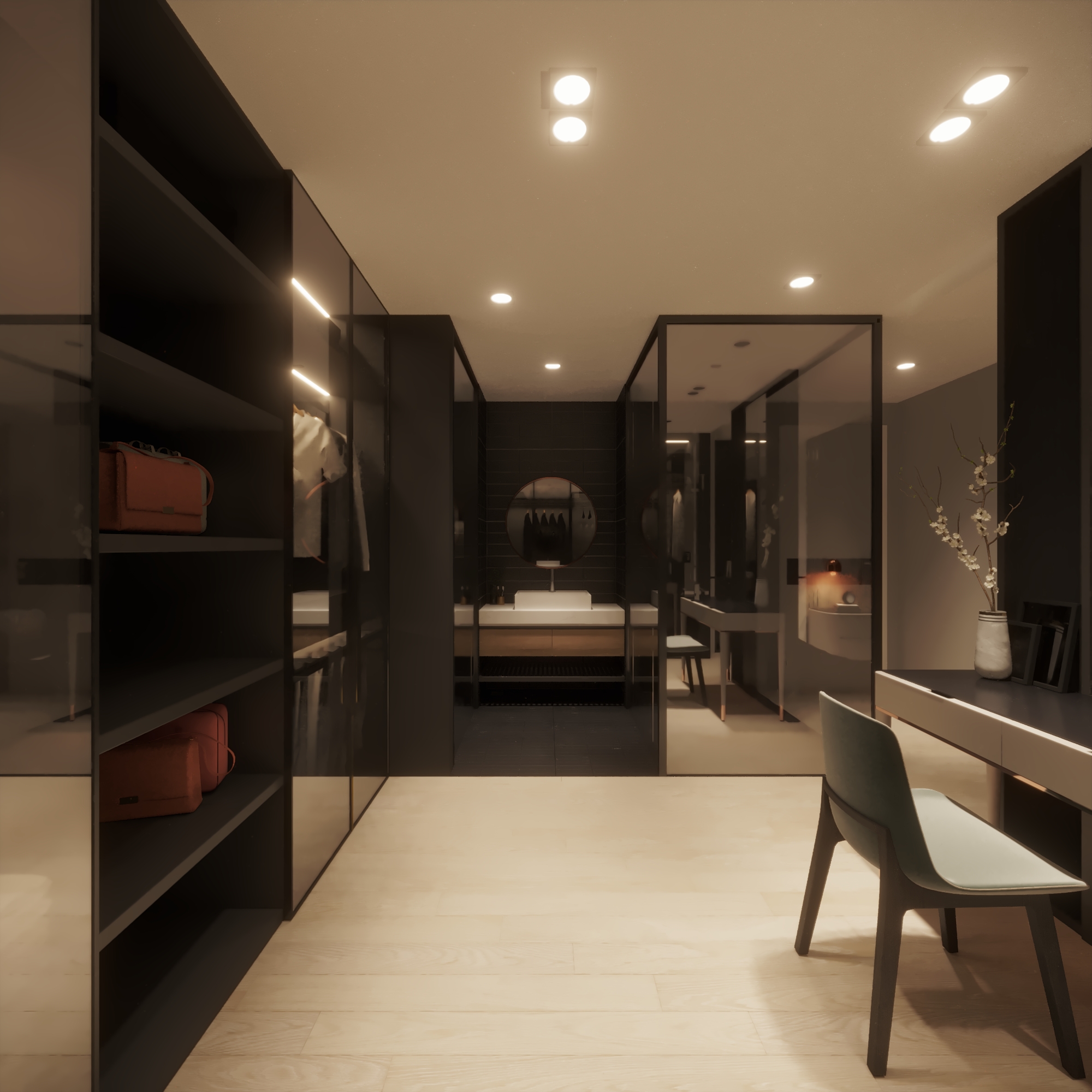 Master Bedroom & Dressing & WC-7