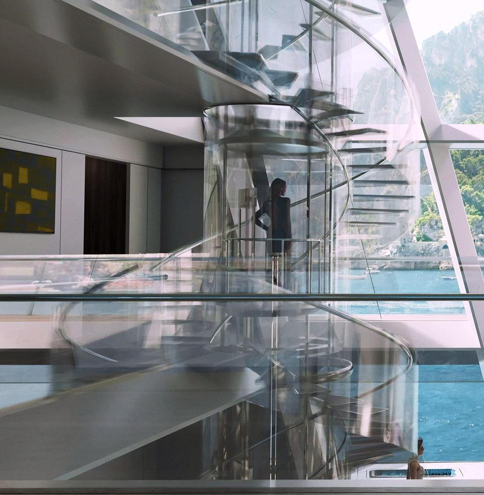 “Outlier I”超级游艇丨Foster + Partners-11