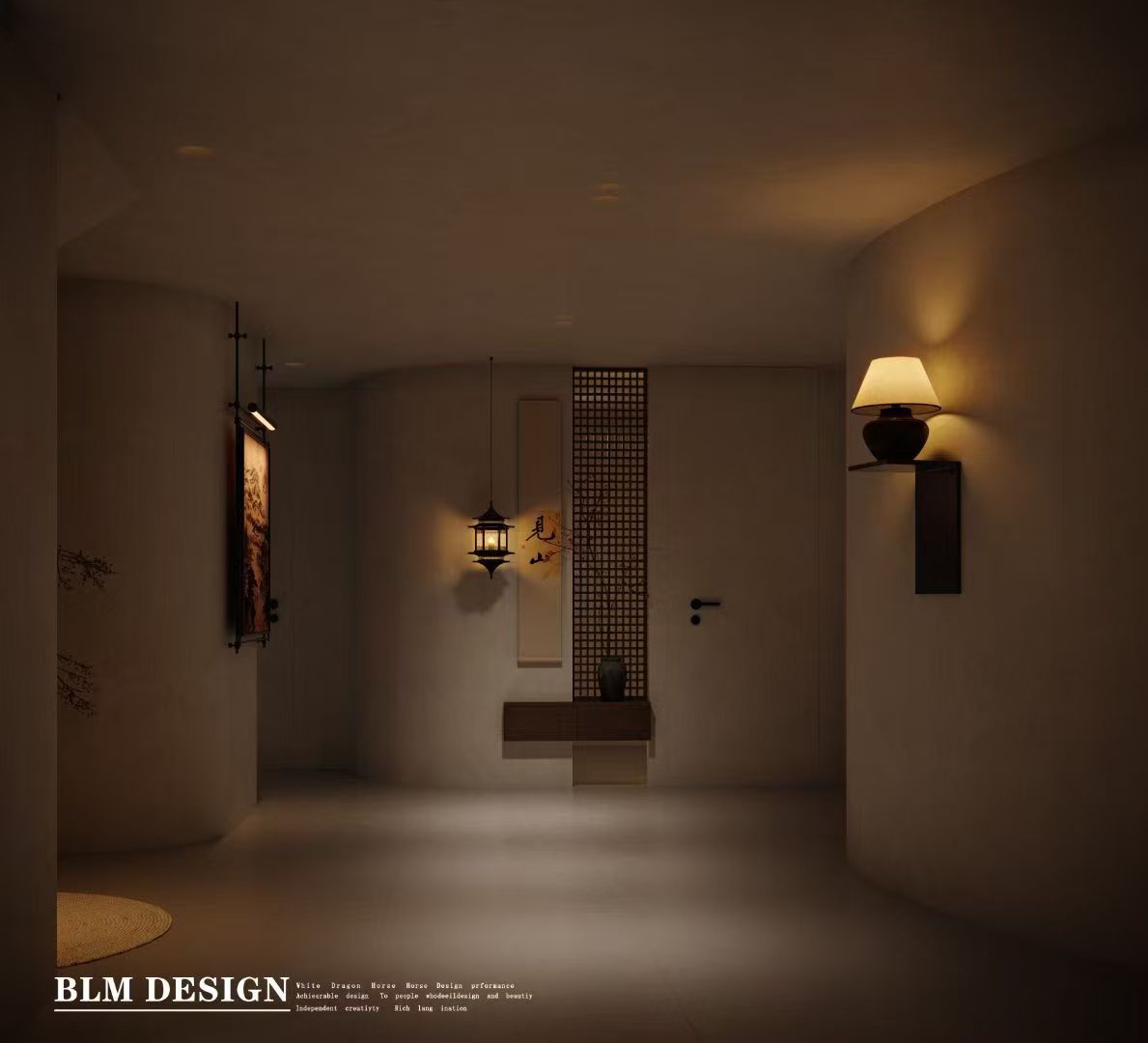 侘寂风美容院丨白龙马效果图-5