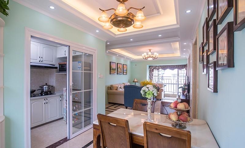 120㎡现代美式小三房,清新舒适高颜值!-2