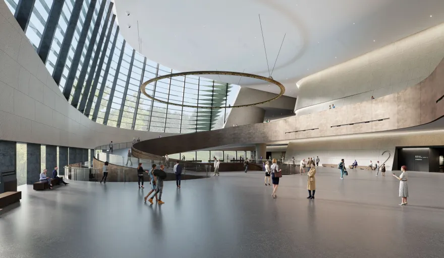 三星堆博物馆公共区域室内设计丨中国德阳-29