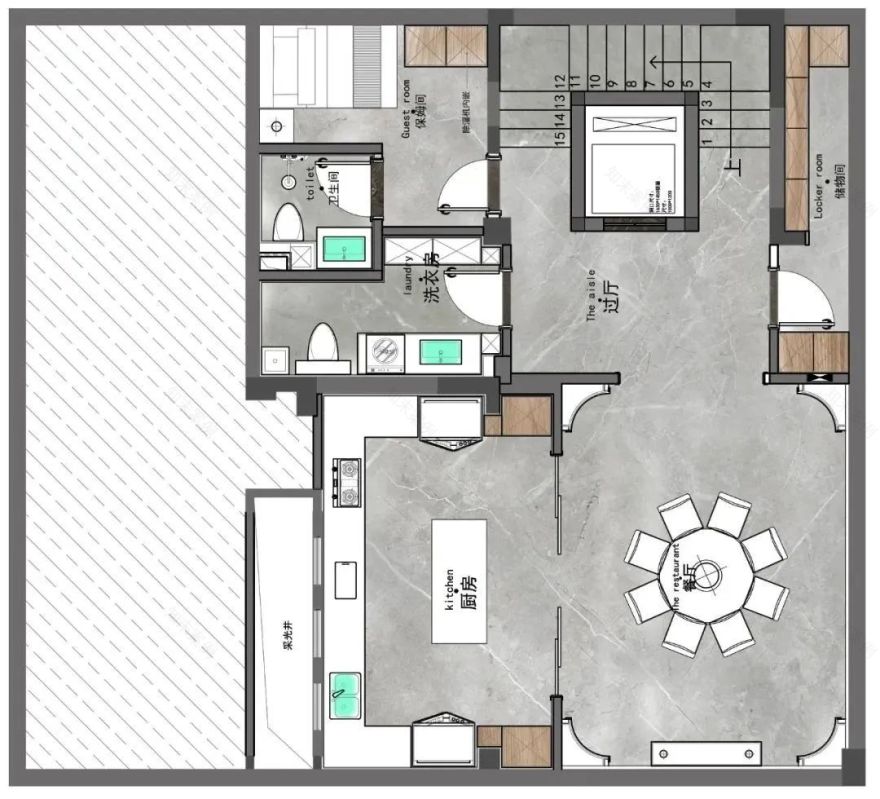 揽月府丨中国西安丨旗盛装饰-11