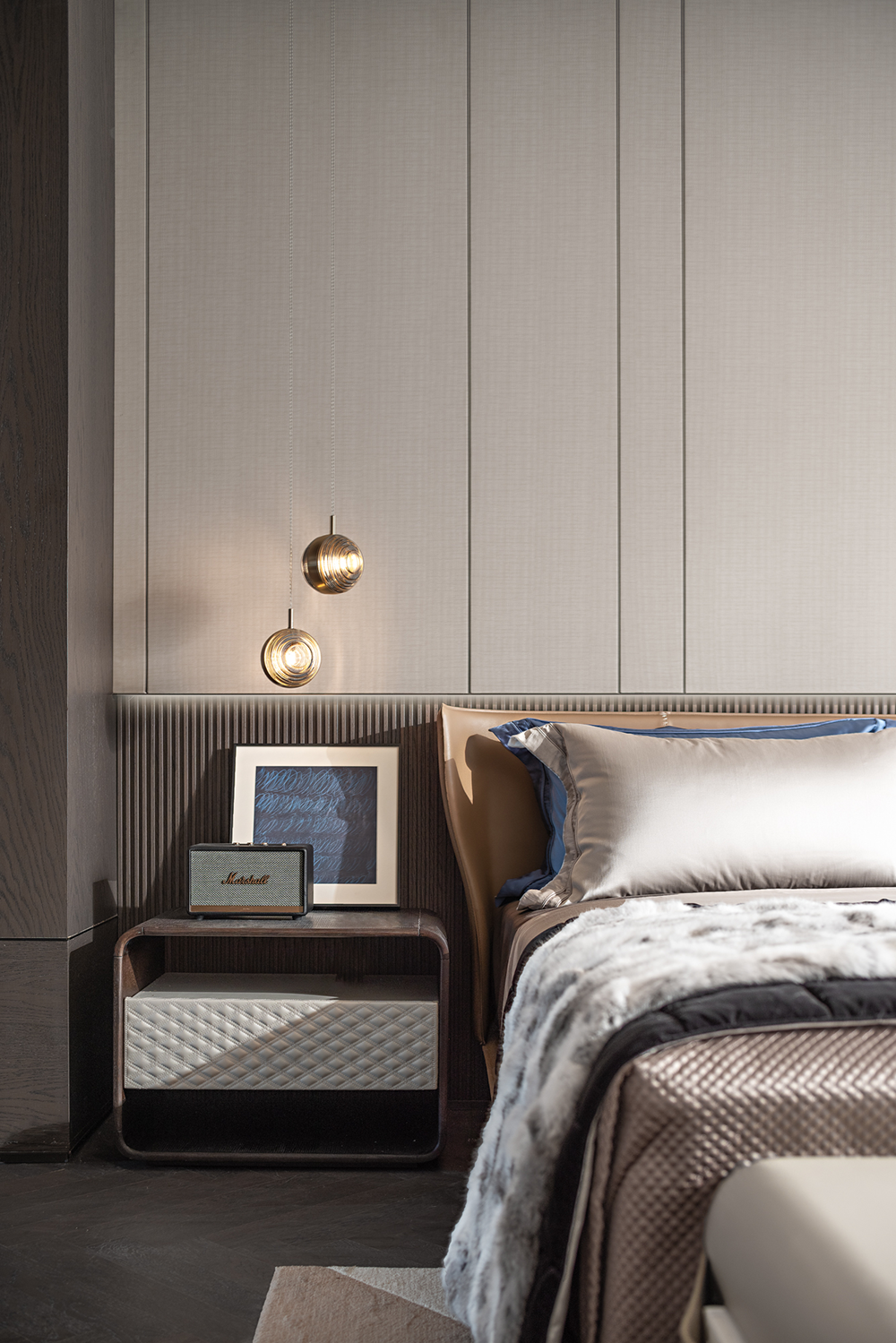 蓝调大平层 · 现代艺术与生活的完美融合丨中国台州丨壹新设计,恩嘉设计-30