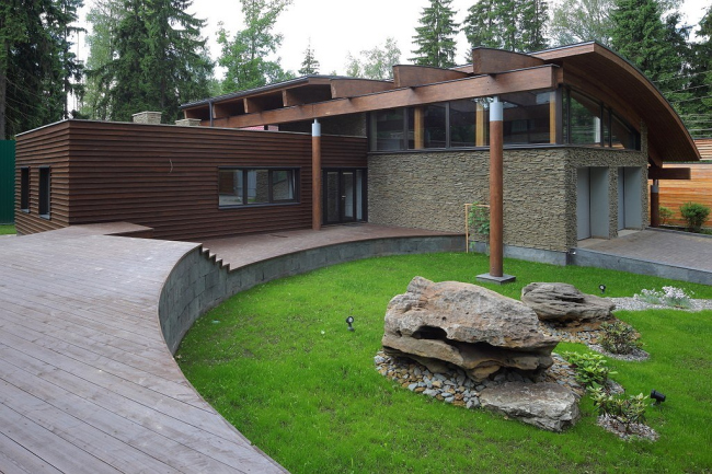 带半圆形露台的住宅丨俄罗斯莫斯科丨Roman Leonidov工作室-42