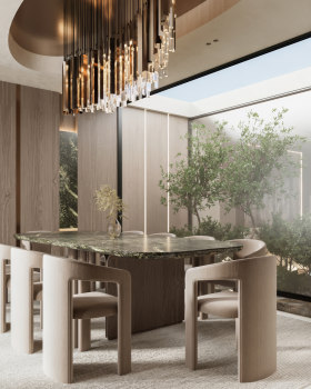 现代议会厅与餐厅设计