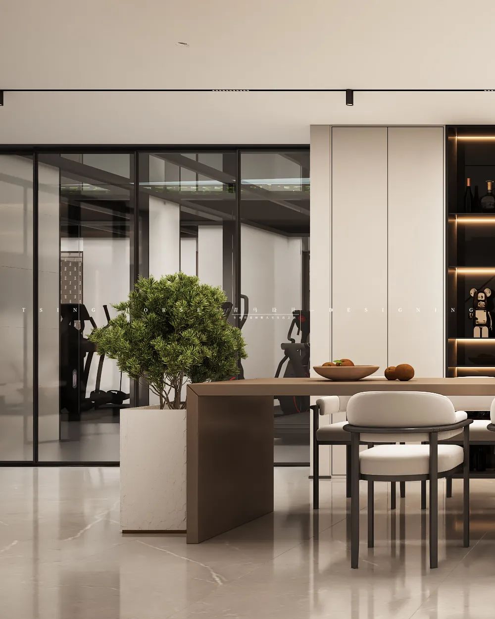 绿地国际生态城意式轻奢别墅丨陈哲梧设计团队-39