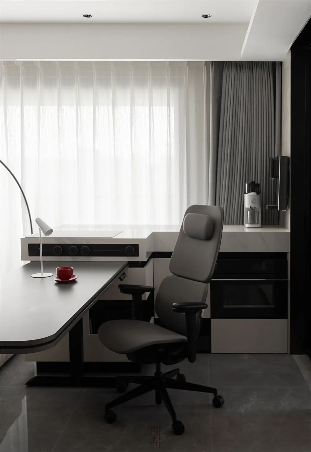 内舍软装丨125㎡现代风四室改两室，放大视野，实现储物自由！-25