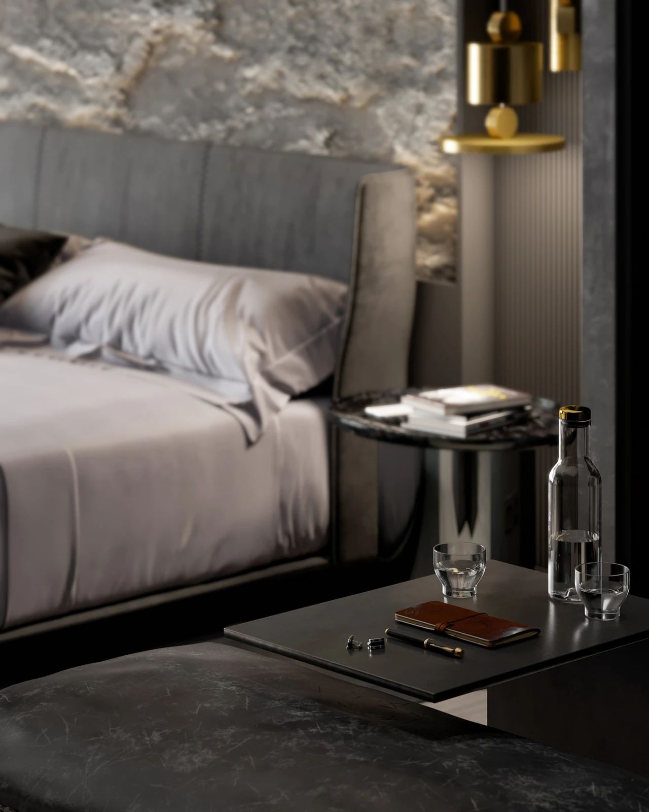 东京 100㎡高雅公寓设计丨日本东京丨阿塞拜疆设计师 Laçın Quluyev-31