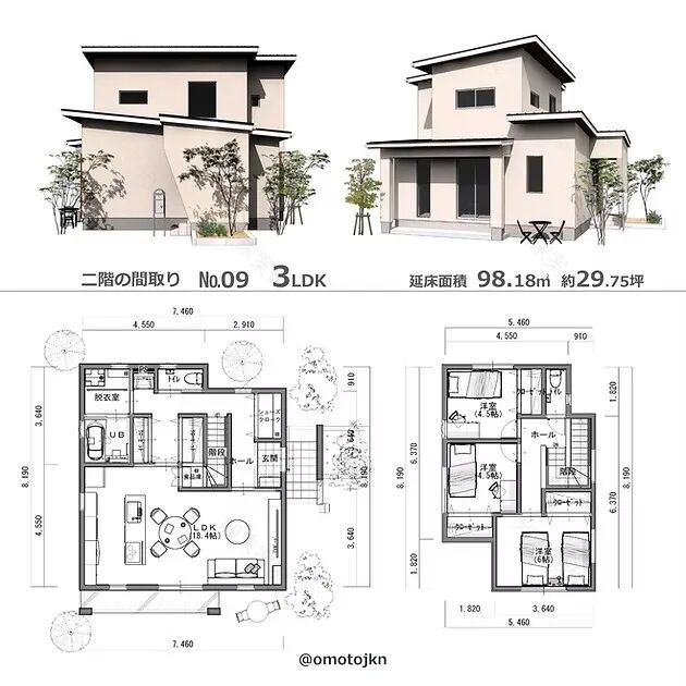 日式住宅附平面图案例-4