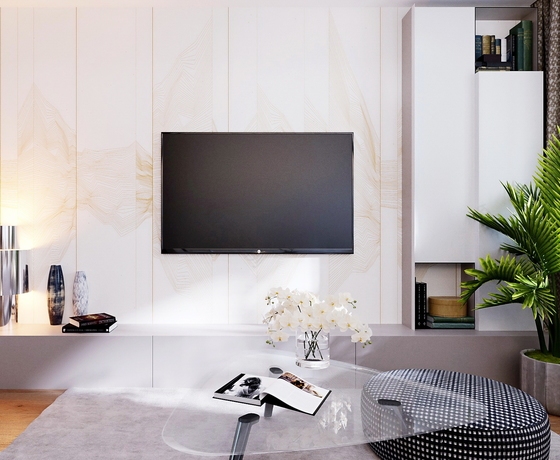 ЖК "Изумрудный" 三居室公寓室内设计丨俄罗斯萨马拉-16