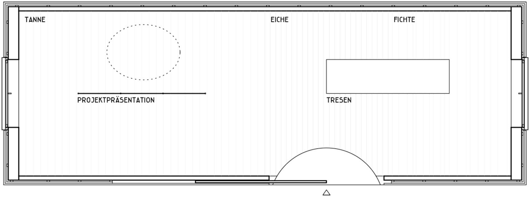 可移动的实木展厅 / IMA-32
