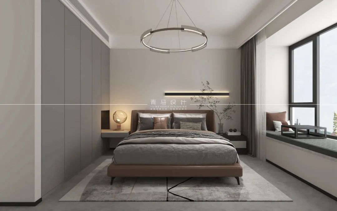 世园大公馆现代简约顶跃设计丨中国西安丨青马别墅设计-36