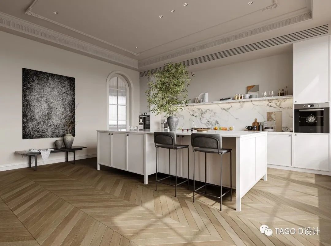 奶油法式浪漫 · 依山傍水别墅的精致设计丨浙江天工装饰工程有限公司-2