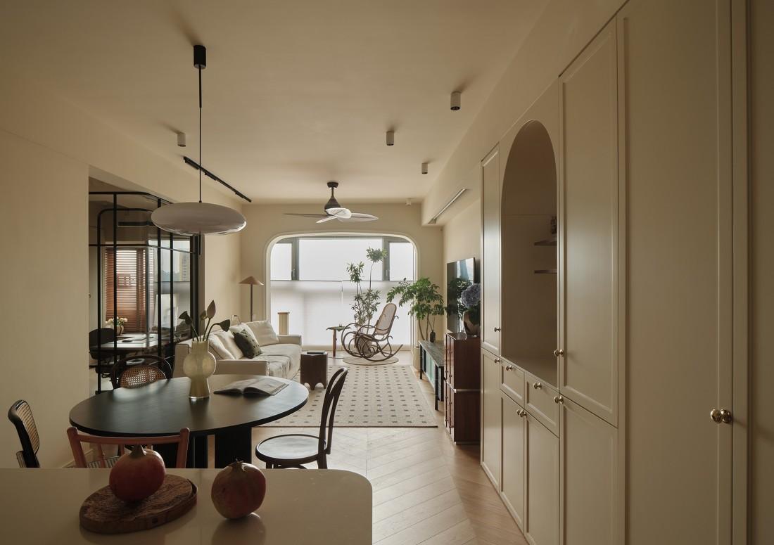 89㎡南洋复古风一人一猫独居住宅设计-2