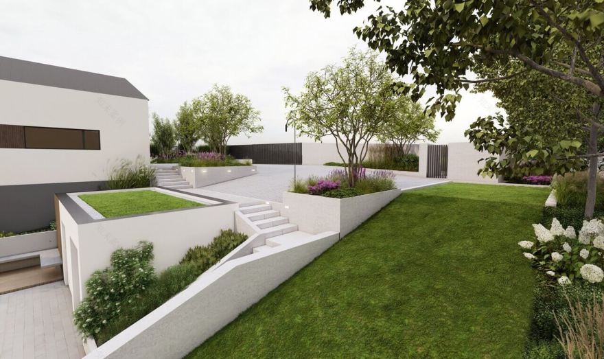 “Magiczne”住宅周边景观种植项目丨波兰克拉科夫丨Mango Investments-10