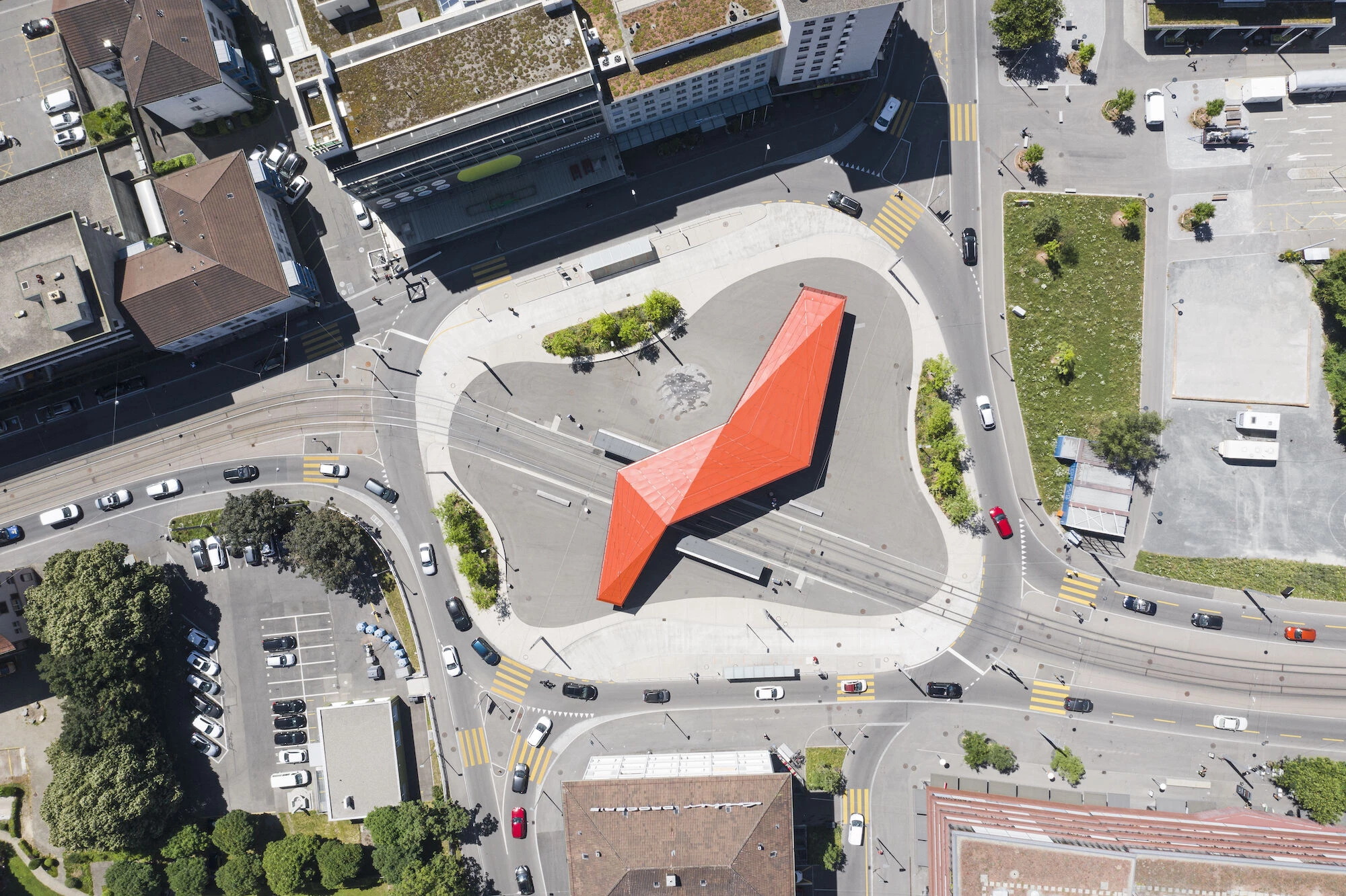 城市广场,施利伦丨瑞士丨weberbrunner architekten-37