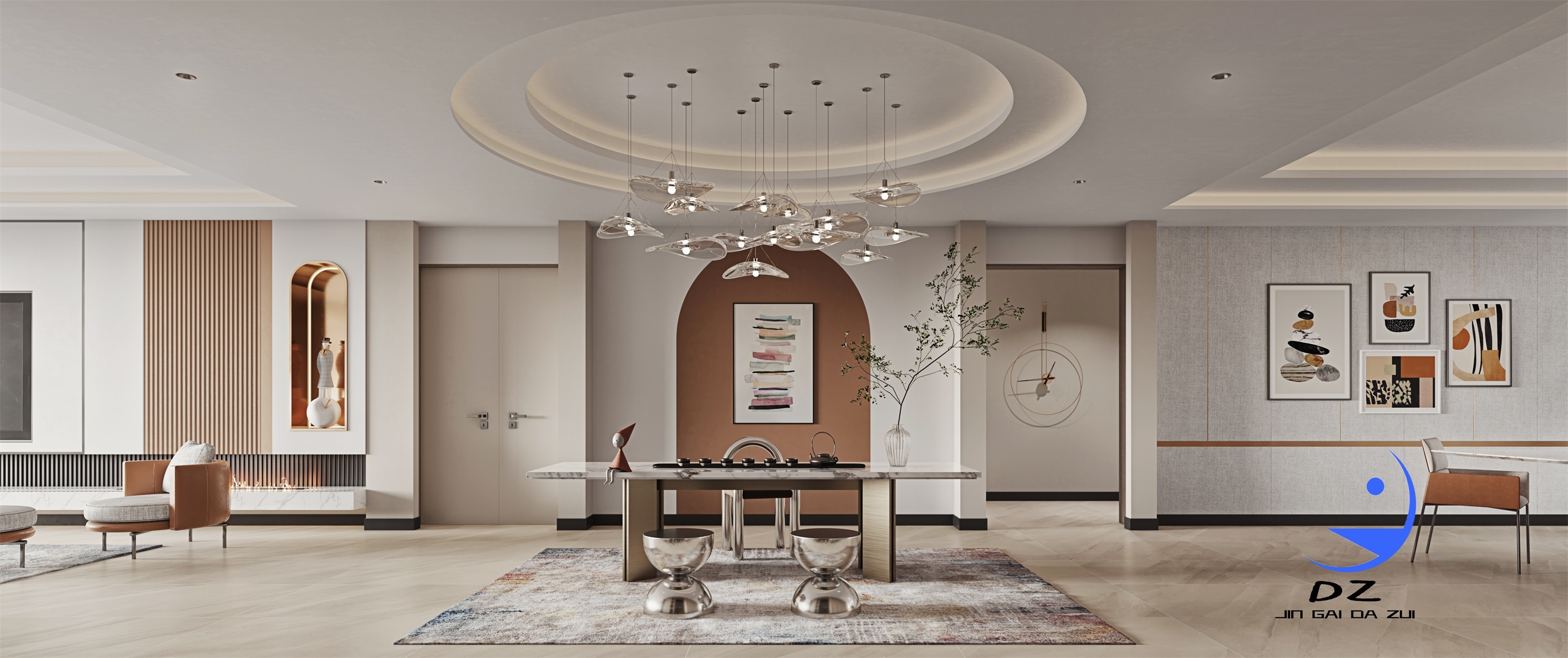 现代室内表现案例-13