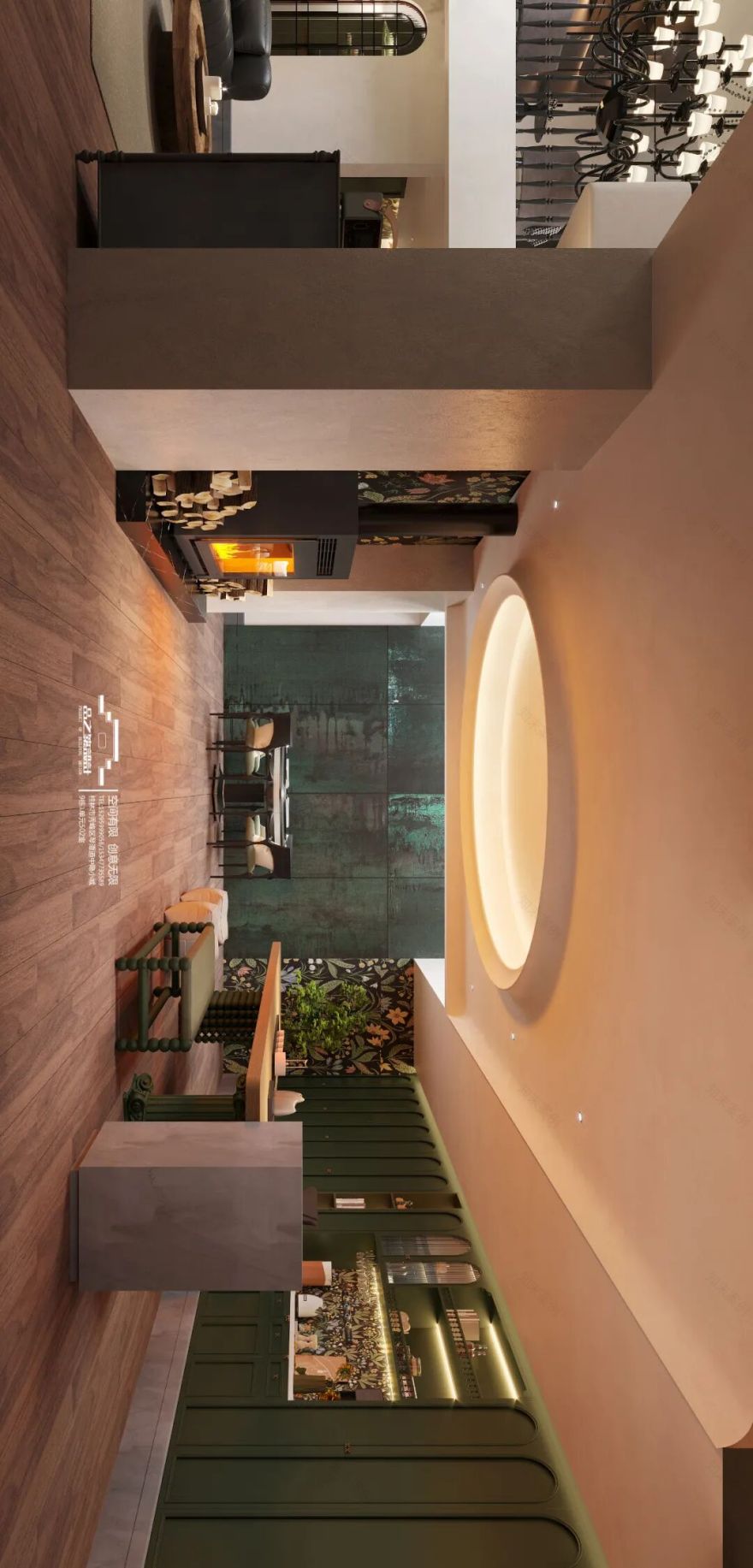 江山樾别墅·暖到心里的美拉德色系丨中国桂林丨品之筑设计-22