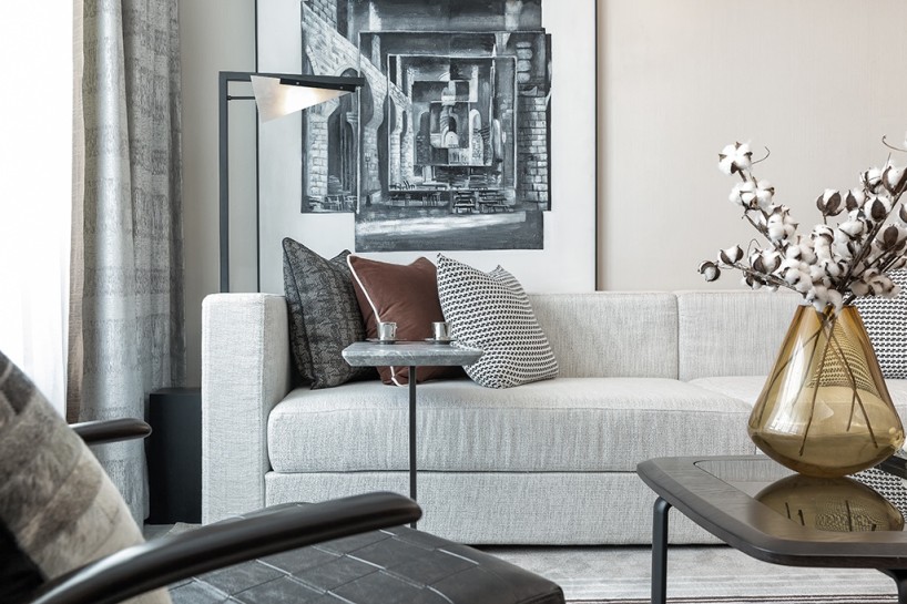 山西太原凤玺湾样板间——当代艺术风格-8