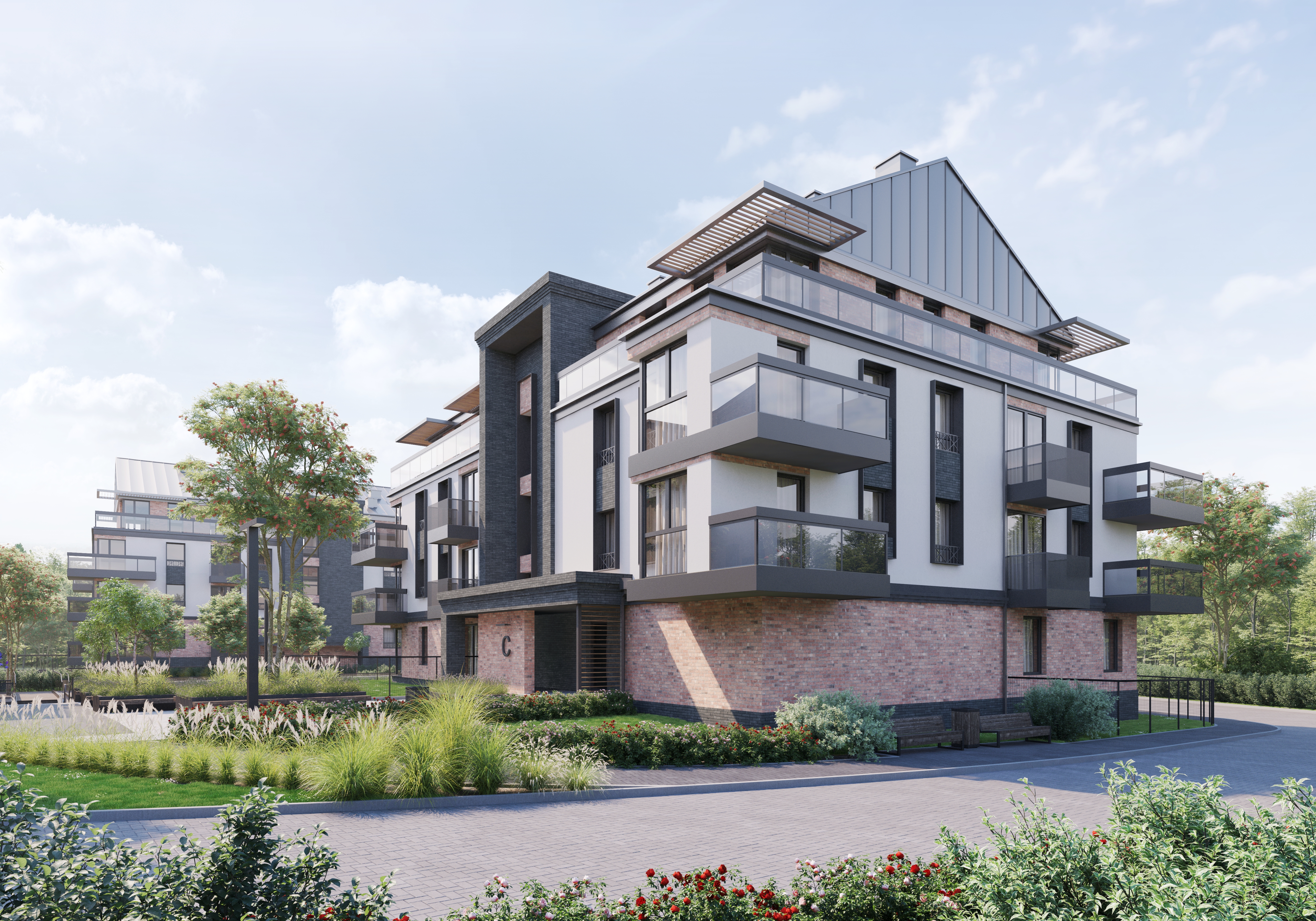 “Skarszewski Młyn”住宅地产建筑可视化项目丨波兰-19