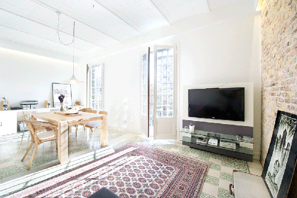 西班牙巴塞罗那公寓华丽改造-6