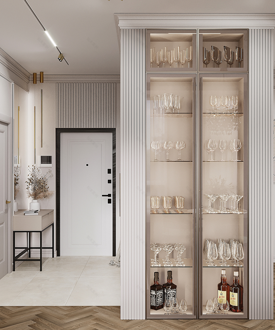 GENTLE LUXURY室内设计丨俄罗斯秋明丨Morion(设计师Valeriia Voronchikhina)-16