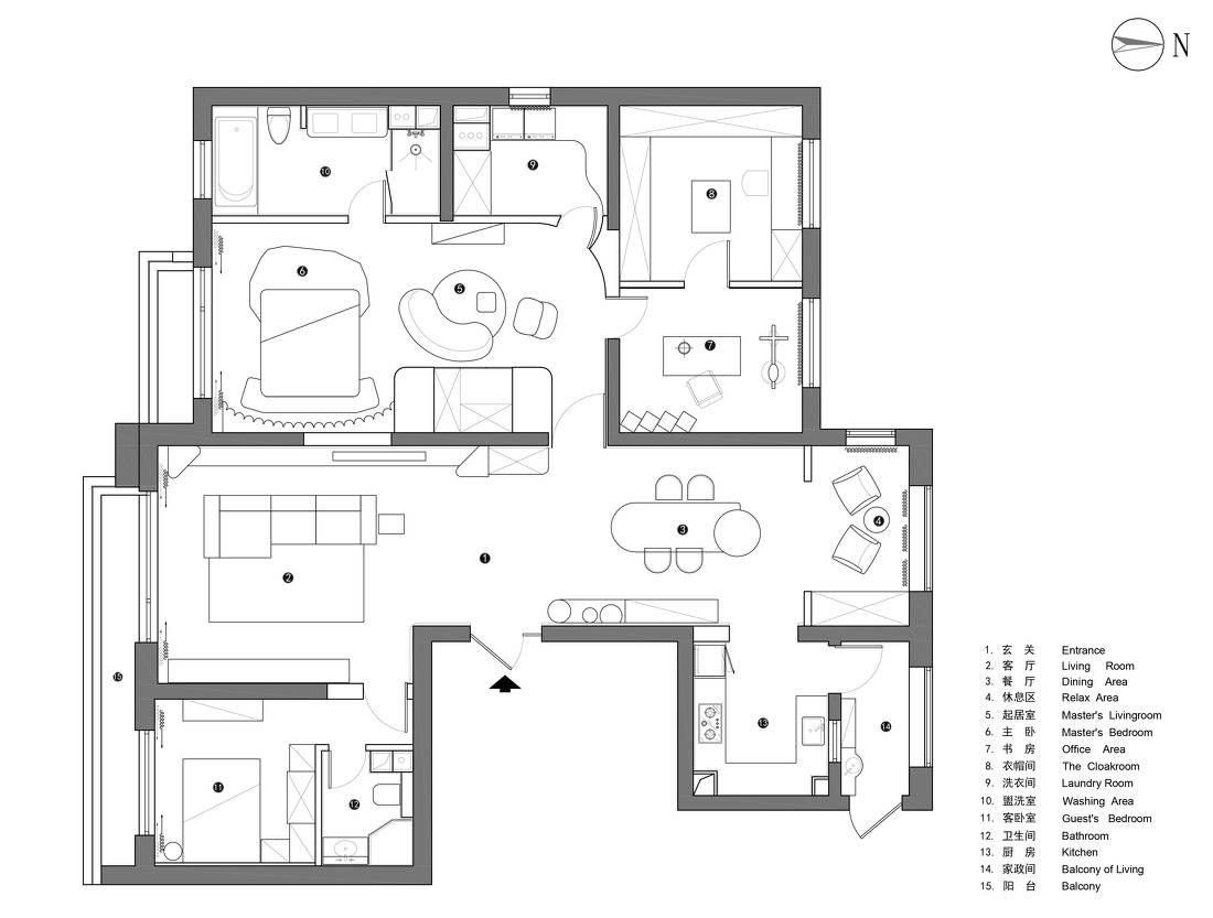 现代精致生活 · 220㎡“土豪风”精装房逆袭之路-72