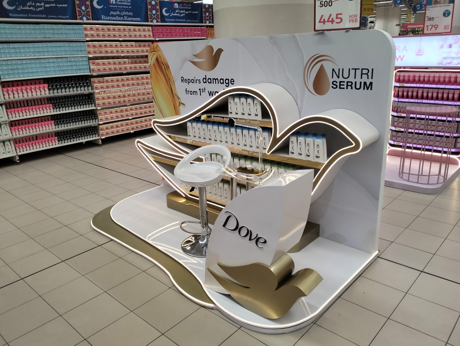 Dove Damage Repair Instore Stand-6