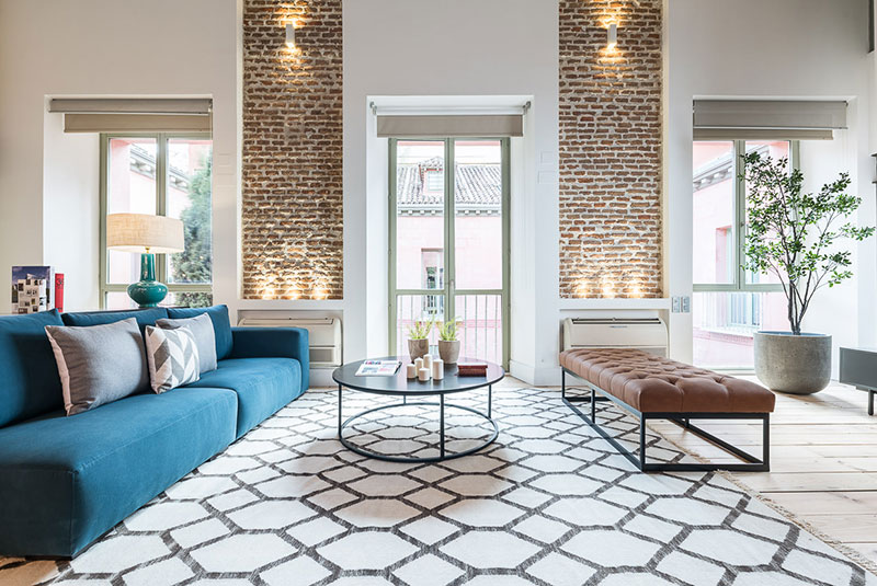 历史韵味与现代风格共融的 Madrid 工业风公寓-3