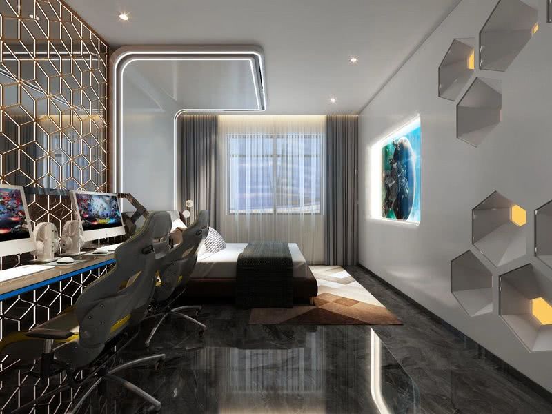 宇宙主题电竞酒店丨赵亮设计-10