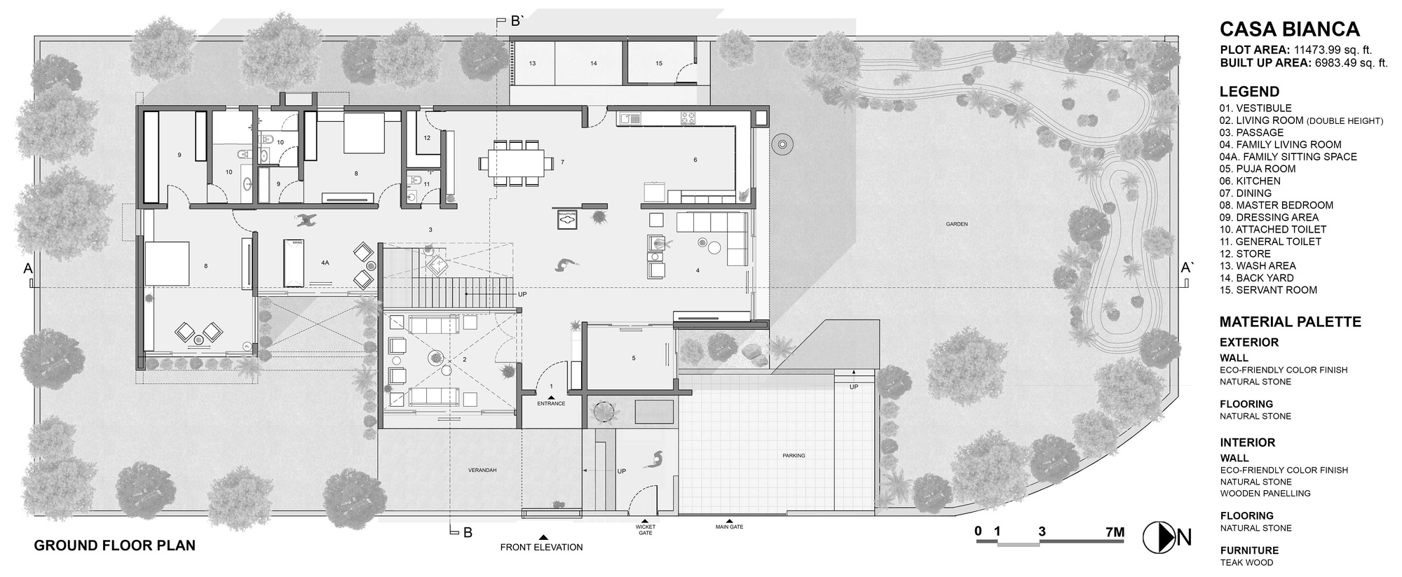 白宫丨印度丨The Grid Architects-13