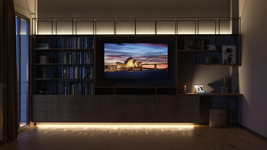 希腊塞萨洛尼基公寓室内设计与 3D 可视化-9