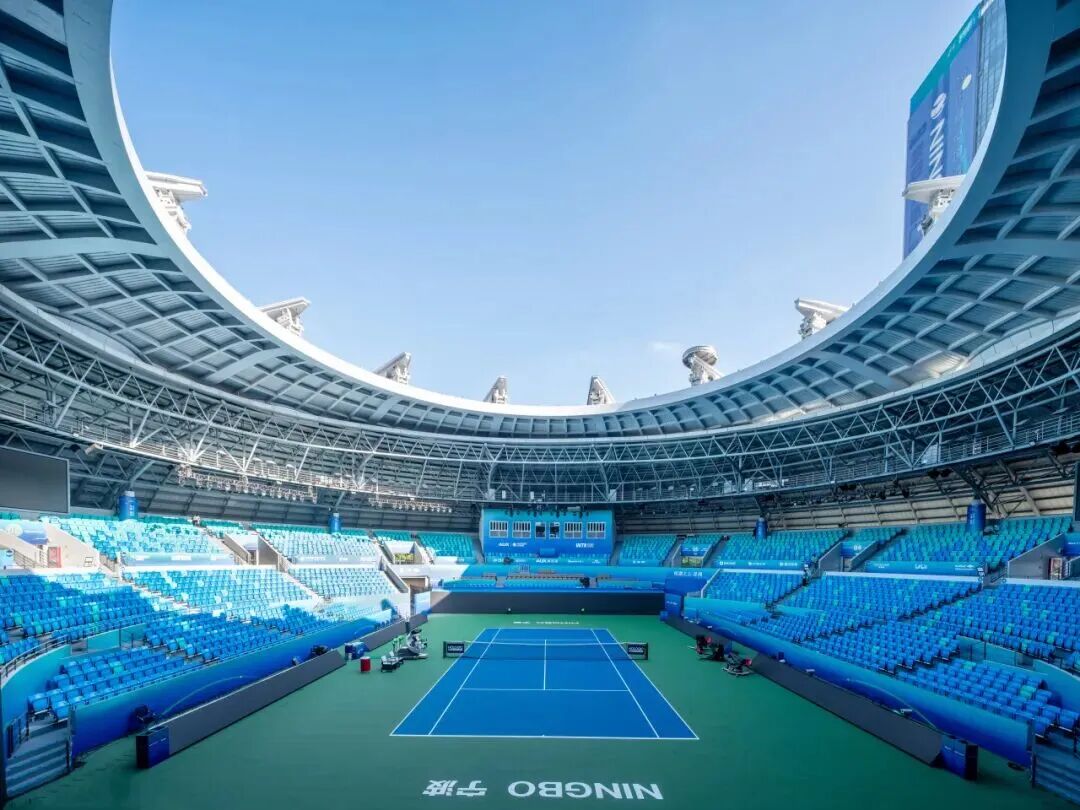 “茶花”炫酷绽放丨华建集团上海院原创设计宁波（鄞州）网球中心改扩建项目焕新亮相-45