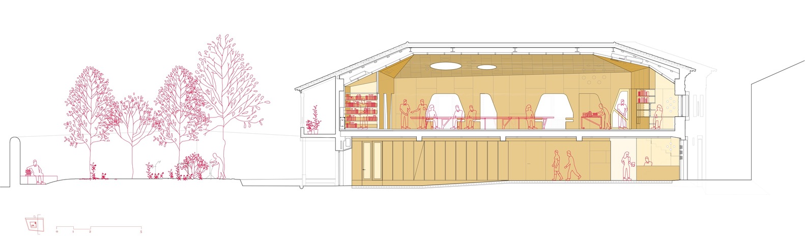 Baiona Public Library  Murado - Elvira Architects-88