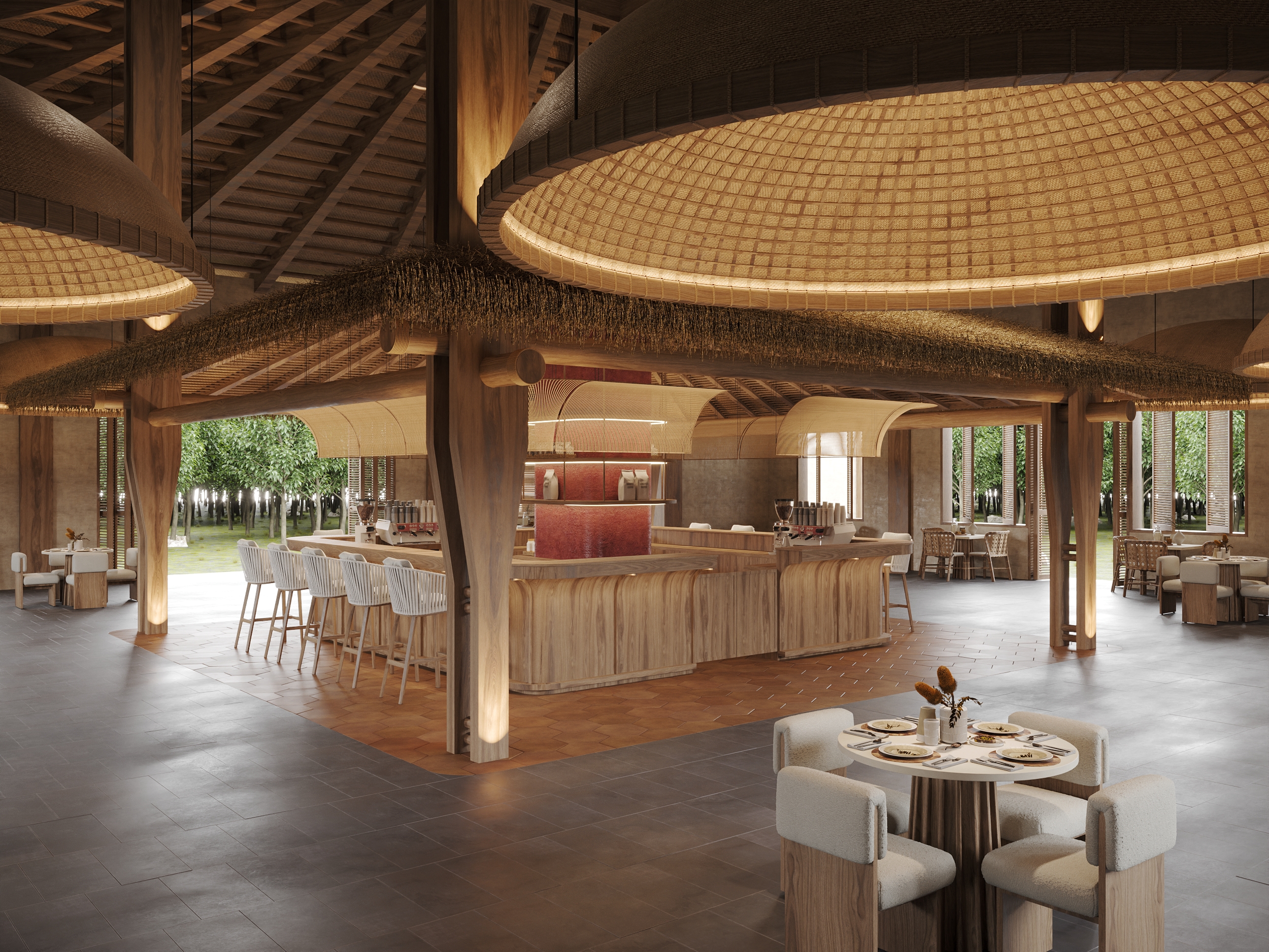 综合室内设计方案（含接待厅,餐厅咖啡馆,别墅）-24