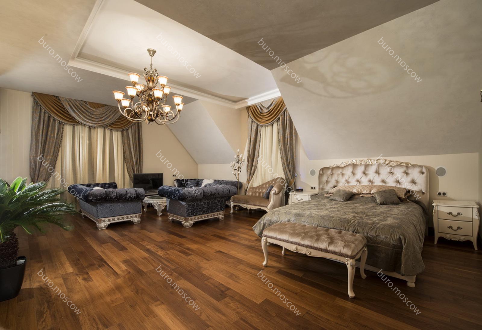 莫斯科州尼科利纳戈拉村别墅室内设计项目丨俄罗斯莫斯科-6