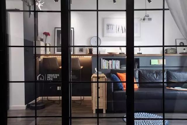 谁说小户型不能多功能!54m²也能拥有mini影院和换衣间-80